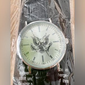 New unbranded Men's Bald Eagle Black strap Watch